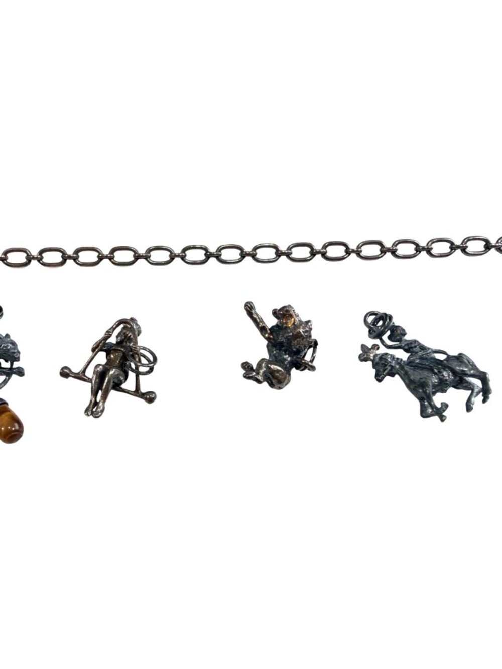 Expressly Yours Circus Charm Bracelet Sterling Silver 12 Charms 8 Boxes Animals - Picture 4 of 16
